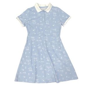 Lands’ End Polo Baby Blue Boat Dress